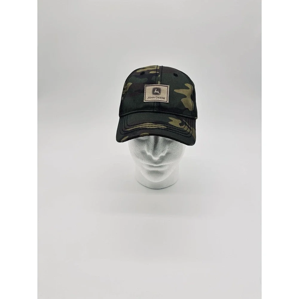John Deere Camo Hunters Cap Youth Adjustable One Size
